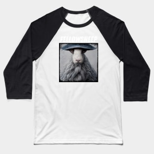 Fellowsheep - Wizard Sheep - Funny Baseball T-Shirt